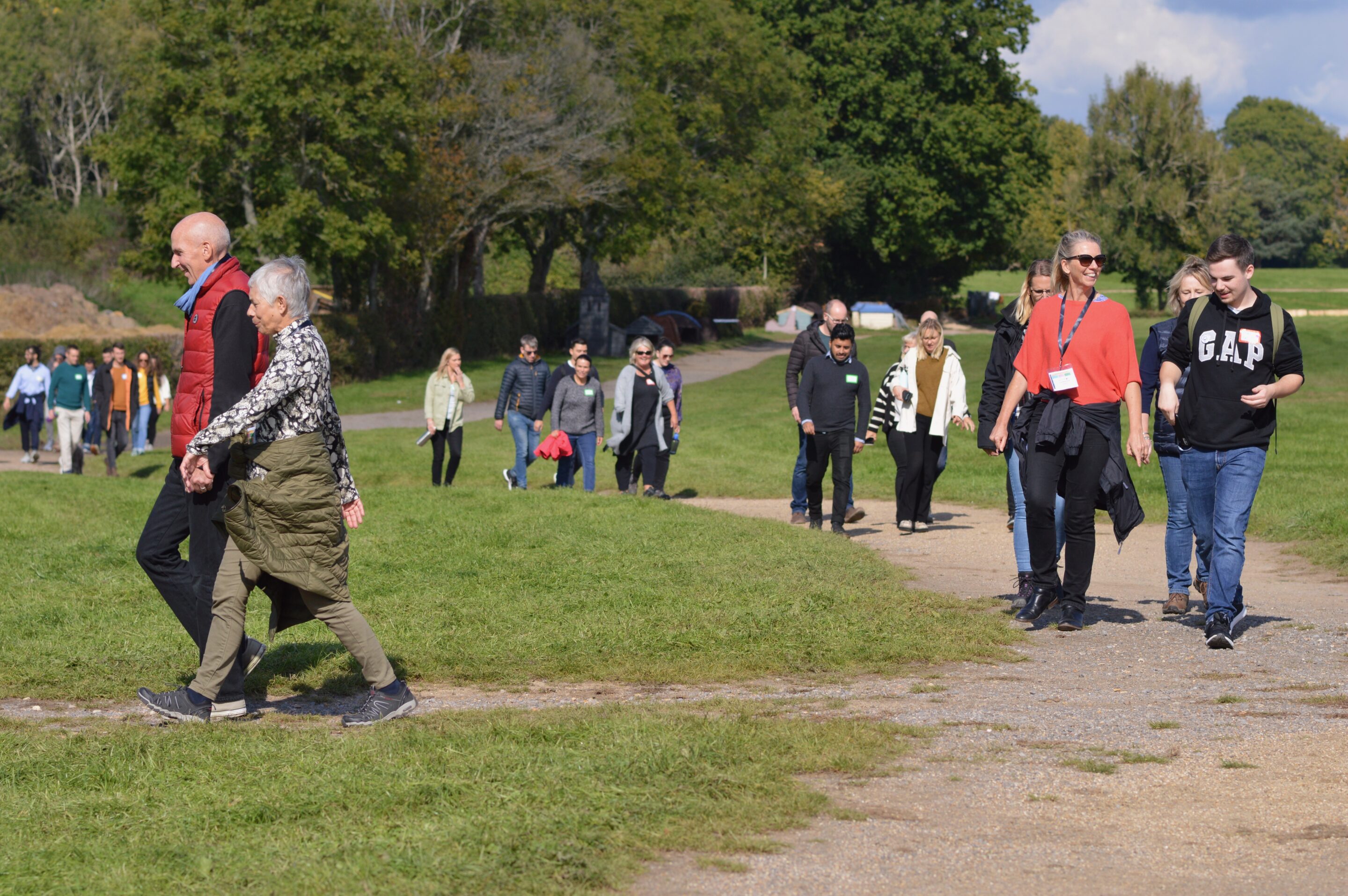 SMSKPC team out walking on an away day